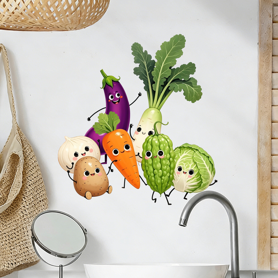 Emotionally Expressive Vegetab - Pvc Panel Background recension och pris